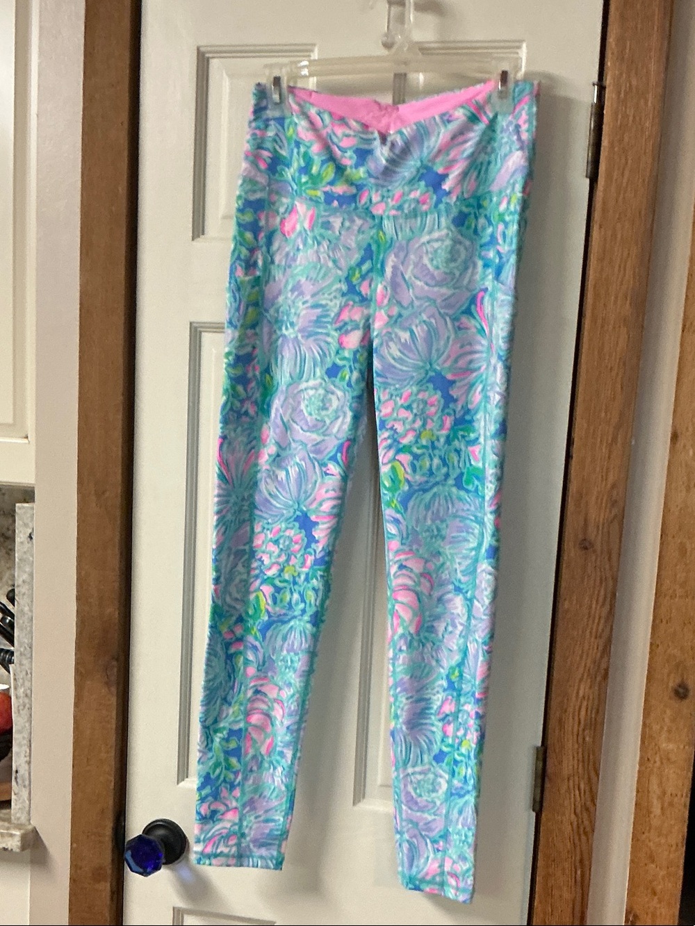 Lilly Pulitzer Multicolor Tropical Print Top - Pink, Blue, Green - Picture 5 of 8